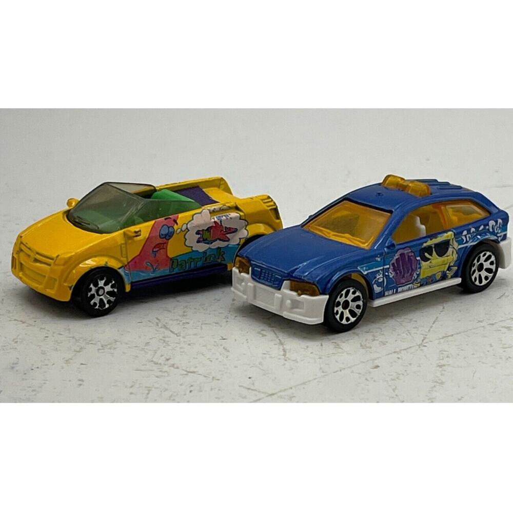 Lot of Matchbox Opel Frogster 1:56 Patrick & City Police Sponge Bob Vehicle Car